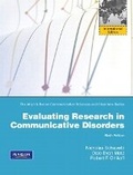 Cover: Evaluating Research in Communicative Disorders - Pearson