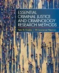 Cover: Essential Criminal Justice and Criminology Research Methods - Pearson