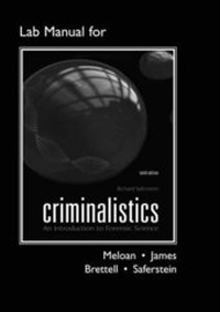 Abbildung von: Lab Manual for Criminalistics - Pearson
