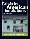 Cover: Crisis in American Institutions - Pearson