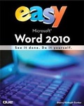 Cover: Easy Microsoft Word 2010 (UK Edition) - Que Corporation,U.S.