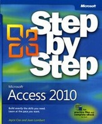 Abbildung von: Microsoft Access 2010 Step by Step - Microsoft Press