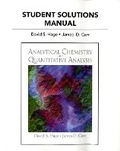 Cover: Student Solutions Manual For Analytical Chemistry and Quantitative Analysis - Pearson