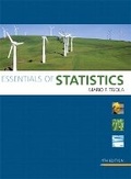 Cover: Essentials of Statistics with MyStatLab Student Access Code Card - Pearson