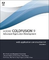 Enlarge image Cover: Adobe ColdFusion 9 Web Application Construction Kit, Volume 3 - Adobe Press,U.S.