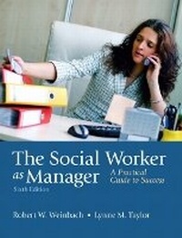 Enlarge image Cover: The Social Worker as Manager - Pearson