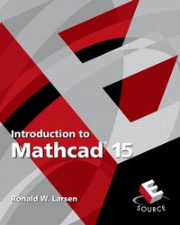 Enlarge image Cover: Introduction to Mathcad 15 - Pearson