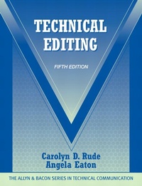 Enlarge image Cover: Technical Editing - Pearson