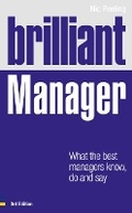 Cover: Brilliant Manager - Pearson Education Limited