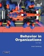 Cover: Behavior in Organizations:Global Edition - Pearson Education Limited