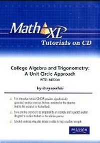 Abbildung von: MathXL Tutorials on CD for College Algebra and Trigonometry - Pearson