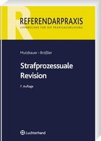 Enlarge image Cover: Strafprozessuale Revision - Luchterhand