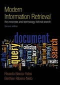 Cover: Modern Information Retrieval - Addison Wesley