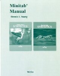 Enlarge image Cover: Minitab Manual for Introductory Statistics and Elementary Statistics - Pearson