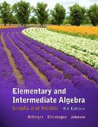 Enlarge image Cover: Elementary and Intermediate Algebra - Pearson