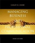 Cover: Managing Business & Professional Communication - Pearson