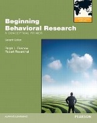 Enlarge image Cover: Beginning Behavioral Research - Pearson