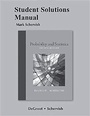 Cover: Student Solutions Manual for Probability and Statistics - Pearson