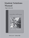 Cover: Student Solutions Manual for Probability and Statistics - Pearson