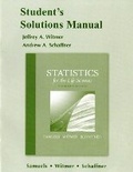 Cover: Student Solutions Manual for Statistics for the Life Sciences - Pearson