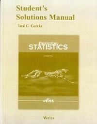 Enlarge image Cover: Student Solutions Manual for Elementary Statistics - Pearson
