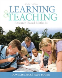Enlarge image Cover: Learning and Teaching: Research-Based Methods - Pearson