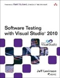 Cover: Software Testing with Visual Studio 2010 - Addison Wesley