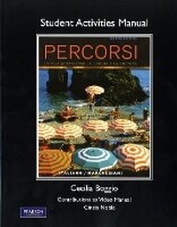 Enlarge image Cover: Student Activities Manual for Percorsi - Pearson