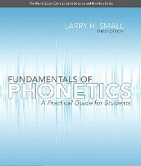 Enlarge image Cover: Fundamentals of Phonetics - Pearson