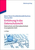 Cover: Einf&uuml;hrung in das Datenschutzrecht - De Gruyter Oldenbourg