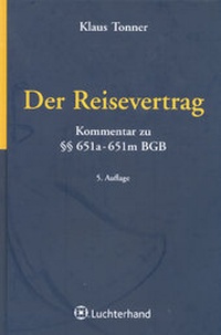 Abbildung von: Der Reisevertrag - Luchterhand