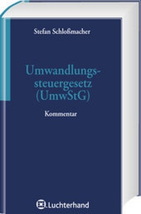 Abbildung von: Kommentar zum Umwandlungssteuergesetz (UmwStG) - Luchterhand