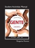 Cover: Student Activities Manual for Gente - Pearson