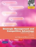 Cover: Strategic Management and Competitive Advantage - Pearson