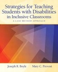 Cover: Strategies for Teaching Students with Disabilities in Inclusive Classrooms - Pearson