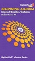 Cover: MyLab Math eCourse for Trigsted/Bodden/Gallaher Beginning Algebra--Access Card--PLUS Guided Notebook - Pearson