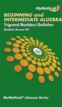 Cover: MyLab Math eCourse for Trigsted/Bodden/Gallaher Beginning & Intermediate Algebra--Access Card--PLUS Guided Notebook - Pearson
