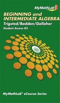Enlarge image Cover: MyLab Math eCourse for Trigsted/Bodden/Gallaher Beginning & Intermediate Algebra--Access Card--PLUS Guided Notebook - Pearson