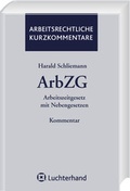 Cover: ArbZG - Luchterhand