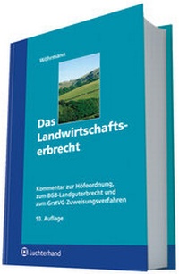 Abbildung von: Das Landwirtschaftserbrecht - Luchterhand