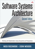Cover: Software Systems Architecture: Working With Stakeholders Using Viewpoints and Perspectives - Addison Wesley