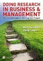 Cover: Doing Research in Business and Management - FT Press