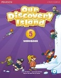 Cover: Our Discovery Island American Edition Workbook with Audio CD 5 Pack - Pearson Longman