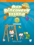 Cover: Our Discovery Island American Edition Workbook with Audio CD 1 Pack - Pearson Longman