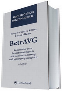 Abbildung von: BetrAVG - Luchterhand