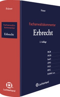 Enlarge image Cover: Fachanwaltskommentar Erbrecht - Luchterhand