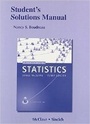 Cover: Student's Solutions Manual for A First Course in Statistics - Pearson