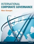 Cover: International Corporate Governance - Pearson Education Limited