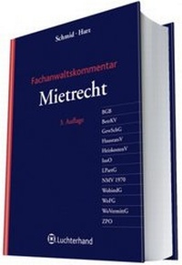 Enlarge image Cover: Fachanwaltskommentar Mietrecht - Luchterhand