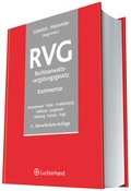 Cover: RVG - Rechtsanwaltsverg&uuml;tungsgesetz - Luchterhand